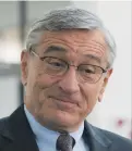  ??  ?? CHEMISTRY: Robert De Niro