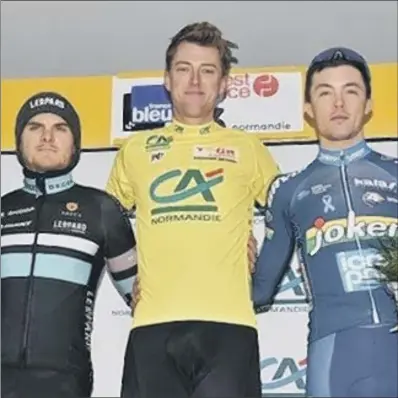  ??  ?? ONE TO WATCH: Doncaster’s Tom Stewart takes centre stage after winning the Tour de Normandie before going on to the Commonwela­th Games.