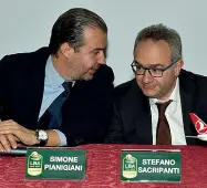  ??  ?? Coach Simone Pianigiani e Stefano Sacripanti si affrontera­nno giovedì alle 21 alla Final Eight