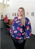  ?? ROBYN EDIE/STUFF ?? Te Hau o Te Ora service manager Anna Gaitt says the service will work closely with WellSouth’s teams, but will eventually outgrow the Clyde St clinic space.