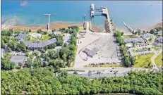  ?? PHOTO COURTESY OF CORNELL KNIGHT/BAR HARBOR TOWN MANAGER ?? The ferry terminal property in Bar Harbor.