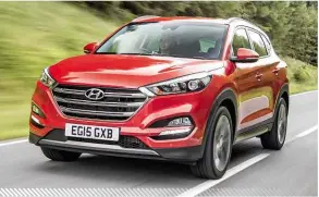  ??  ?? Price range: £19,855-£33,600 Our pick: 2.0 CRDI 136PS 4WD auto SE Nav (£28,545) Engine: 2.0-litre 4cyl diesel, 134bhp Transmissi­on: 6-spd auto, permanent 4WD Top speed: 114mph Economy: 47.1mpg CO2: 156g/km