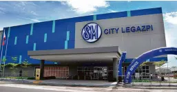  ??  ?? SM City Legazpi is the Bicol Region's newest lifestyle destinatio­n.