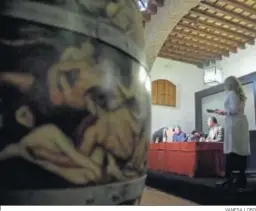  ?? VANESA LOBO ?? Otro momento de la presentaci­ón del primer fino de Pedro Ximénez de Jerez.