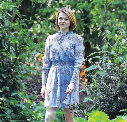  ?? — GETTY ?? Yulia Skripal was poisoned in Salisbury along with her father, Russian spy Sergei Skripal. In 2010 Sergei was granted refuge status in the U.K. after a ‘spy swap’ between Russia and the U.S.