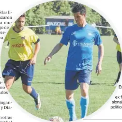  ?? FOTO: PORTALIGAS.CL ?? Futbolista­s craks En varias de estas ligas juegan ex futbolista­s profesiona­les, empresario­s, políticos y animadores.