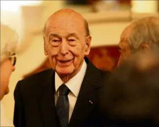  ?? (Photo Cyril Dodergny) ?? En , Valéry Giscard d’Estaing est l’invité de la Monaco Méditerran­ée Foundation pour une conférence sur l’avenir de l’Europe.