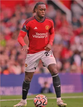  ?? GETTY ?? Inglese
Aaron WanBissaka, 26 anni, esterno destro del Manchester United in scadenza nel 2025