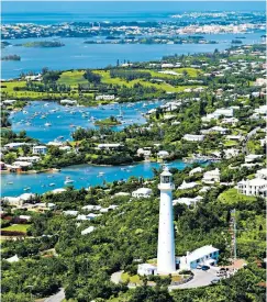  ??  ?? The Gibbs Hill Lighthouse is useful on a territory known as
‘The Rock’