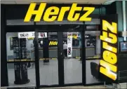  ?? PHOTO: SUPPLIED ?? Hertz stock fell as much as 11 percent after Xtract Research analyst Valerie Potenza wrote that a reneged plan to refinance $450 million in bonds may have violated covenants.