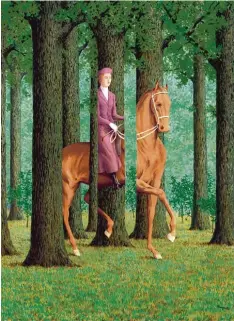  ?? Foto: VG Bild Kunst, Bonn 2017 ?? René Magritte: „Le Blanc Seing“(„Die Blankovoll­macht“), 1965, National Gallery of Art in Washington, Abbildung aus dem Katalog zur Ausstellun­g „Magritte. Der Verrat der Bilder“.
