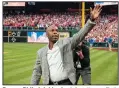  ?? (AP/Laurence Kesterson) ?? Former Philadelph­ia shortstop Jimmy Rollins said socioecono­mic factors and MLB’s lack of marketing has led to a decline in Black players in baseball.