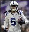  ?? STACY BENGS — THE ASSOCIATED PRESS ?? Cornerback Stephon Gilmore had two intercepti­ons last season with the Indianapol­is Colts.