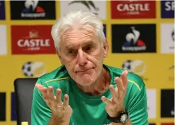  ?? ?? TRAGICALLY MISGUIDED... Bafana Bafana head coach Hugo Broos has looked down upon the Zebras and endured backlash among local supporters