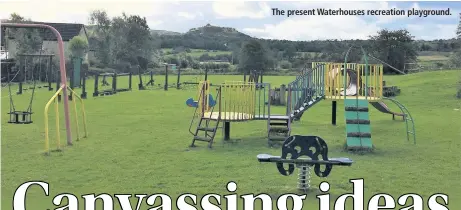  ??  ?? The present Waterhouse­s recreation playground.