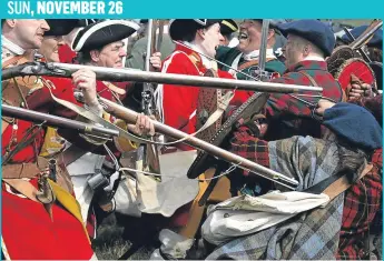  ??  ?? Experience a guided tour of 200 years of extraordin­ary courage and gallantry (visit www.gordonhigh­landers.com for further details), 10am-4.30pm. Dance Sensation present Sensat18n Slays Again, 1pm and 6pm. Carol Concert, 3pm.