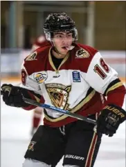 ?? Julie Pringle/Snap Photograph­y ?? Peter Tomaras has been traded to the Waywayseec­appo Wolverines of the Manitoba Junior Hockey League.