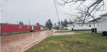  ?? TAYLOR STEWART/SPECIAL TO THE GUARDIAN ?? The new owner of this Lower Montague Trailer Park recently gave seven eviction notices to residents.