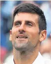  ?? ?? WARM WELCOME
Djokovic