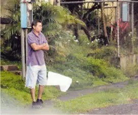  ?? REINER MONTERO ?? La víctima recibió un balazo en la cabeza y falleció a la entrada a la casa.