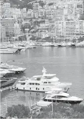  ??  ?? A view of Monte Carlo from Fort Antoine in Monaco, the world’s second-smallest country.