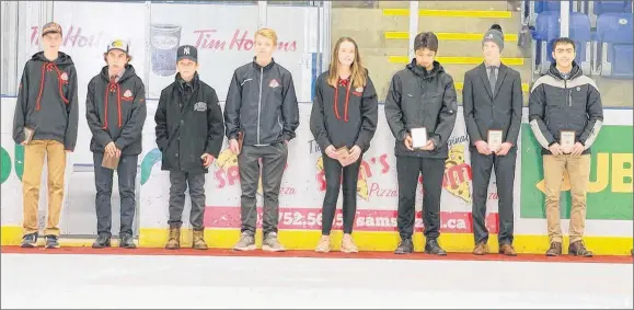  ?? SUBMITTED ?? Pictured are the all stars of the Bantam Memorial Tournament, which was held last weekend.