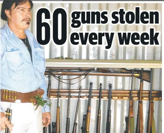  ?? ?? Charles Bisucci was prohibited from owning guns but friends registered firearms for him in their names. Bisucci committed a horrific murder-suicide.