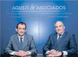  ??  ?? De Izquierda a derecha, Jorge y José Antonio Agustí. Socios Co-Directores de Agustí y Asociados