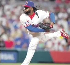  ?? ?? Johnny Cueto va rumbo a su temporada número 16 en Grandes Ligas.