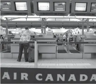  ?? DARRYL DYCK LA PRESSE CANADIENNE ?? Après 2020, les points obtenus grâce aux voyages à bord des avions d’Air Canada ou de ses 26 partenaire­s dans Star Alliance seront crédités à un nouveau programme.