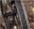 ??  ?? TOP 700c Schwalbe G-One tyres are quick on the road and trail too