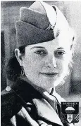  ??  ?? Jeannette Guyot: one of only two women awarded the American Distinguis­hed Service Cross in the Second World War