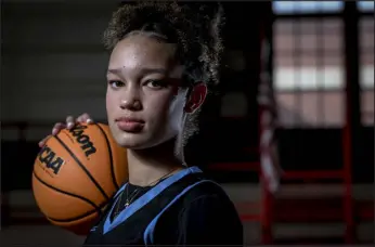  ?? AARON ONTIVEROZ — THE DENVER POST ?? Riverdale Ridge sophomore Brihanna Crittendon enters the Class 4A Final Four averaging 29.3 points, 10.7 rebounds and 2.5 blocks per game this season.