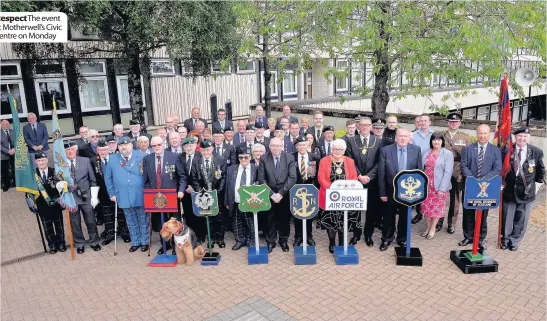  ??  ?? Respect The event at Motherwell’s Civic Centre on Monday