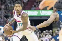 ?? MIAMI HERALD FILE ?? Following a breakout rookie season in 2016-17, Rodney McGruder was sidelined by a preseason leg injury, not returning from surgery until Feb. 27. He then appeared in 19 games, averaging 5.1 points.