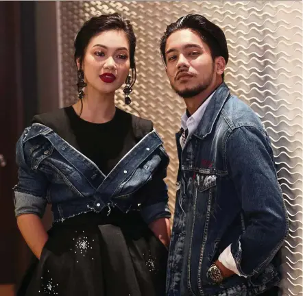  ?? — AZLINA ABDULLAH/The Star ?? Daiyan and Hafeez star in Busker, a romantic drama about two opposites who bond over music.