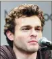  ??  ?? Alden Ehrenreich