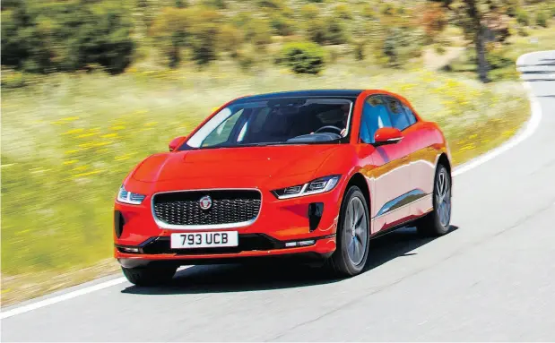  ?? JAGUAR ?? The Jaguar I-Pace boasts an impressive North American range of 386 kilometres (under ideal conditions, of course), writes Neil Vorano.