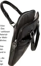  ??  ?? Leicht, elegant, sportlich und dennoch mit viel Stauraum. Die „reboon bag“ist der ideale Begleiter für den Alltag.