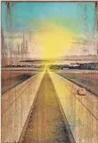  ?? REPRO: UWE WALTER ?? Das Bild „Autobahn“des Leipzigers Malers Jörg Herold.