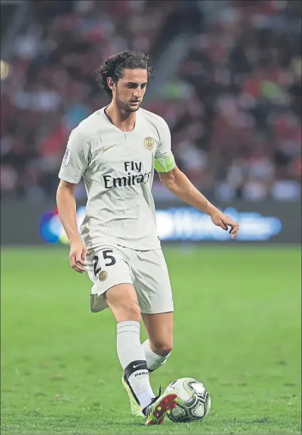  ?? FOTO: GETTY ?? Adrien Rabiot es uno de los jugadores más cotizados del momento por calidad y juventud, y por quedar libre en junio de 2019