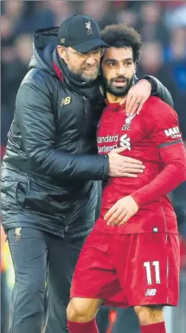  ?? GETTY ?? Mohamed Salah (right) is the key man in attack for Liverpool as they chase European glory.