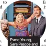  ?? ?? Esme Young, Sara Pascoe and Patrick Grant