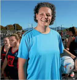  ?? PHOTO: SCOTT HAMMOND/FAIRFAX NZ ?? Marlboroug­h Netball Centre manager Janine Jordaan has had three ankle reconstruc­tions.