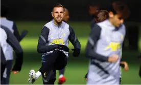  ?? Cairnduff/Action Images/Reuters ?? Jordan Henderson says he ‘took a lot’ from Luis Suárez, ‘how he was in training, how he always wanted to win and how he played through pain barriers’. Photograph: Jason