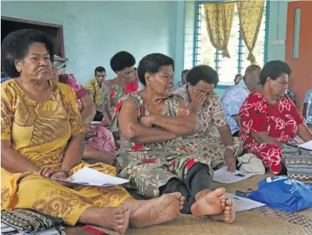  ?? Photo: Simione Haravanua ?? Some of the participan­ts during the Suva SODELPA Constituen­cy Awareness at Lomanikoro Village, Rewa, on September 15, 2018.