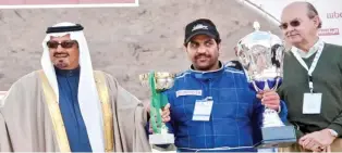  ??  ?? Al-Shammari clinched the title in the second edition of the Hail Car Rally in 2007 and made an impressive comeback seven years later in 2014, claiming the T2 championsh­ip. (File photo)