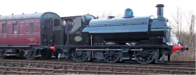  ?? JOHN SAGAR ?? LYR ‘23’ 0-6-0ST No. 752 is coupled to a rake of stock at the East Lancashire Railway as the light rapidly fades on December 16, having passed its boiler insurance inspection at 2.30pm that afternoon.