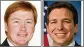  ??  ?? Florida Agricultur­e Commission­er Adam Putnam (left) and U.S. Rep. Ron DeSantis, R-Fla.