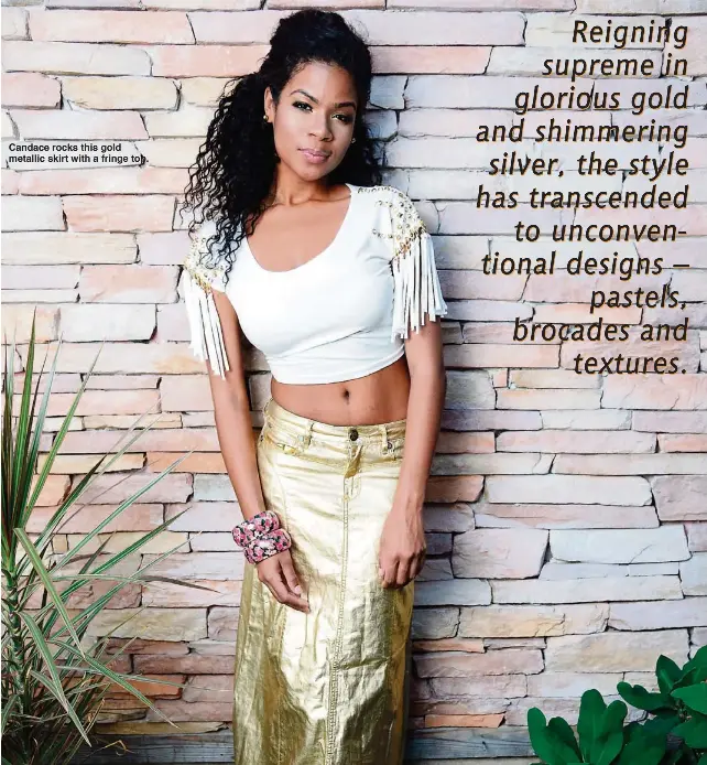 Supreme skirt and shop top